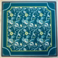 Grand tapis de mahjong américain silencieux, pliable, portable, antidérapant, imperméable, avec bord cousu