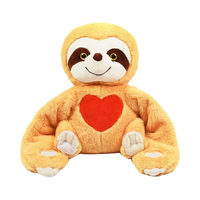 Paresseux brun personnalisé sensoriel 3-4.5 lbs pondéré animal en peluche PP coton confort Relaxation pour enfants adultes idéal pour l'autisme
