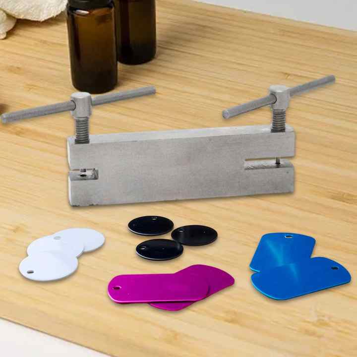 Sheet Metal Hole Puncher Manual DIY Jewelry Tool for Crafting Earrings & Necklace