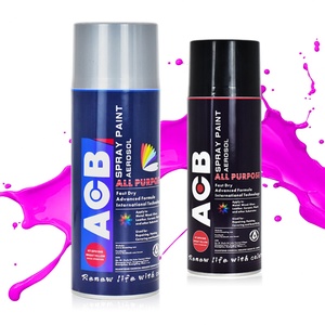 Peinture acrylique en aérosol ACB en gros, peinture en spray à base de caoutchouc, peinture acrylique pour graffitis - Product Image 2