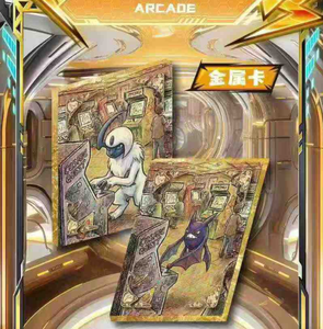 Collection de cartes métalliques Pokémoned LINGXI Culture, jouets rares, cartes à collectionner de jeu POKEMONED, boîte mystère pour enfants - Product Image 2