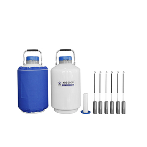 Réservoir d'azote liquide de qualité <span class=keywords><strong>alimentaire</strong></span> YDS-10-50 pour la congélation et le stockage à long terme, conteneur en alliage d'aluminium - Product Image 3