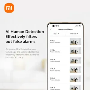 Caméra intelligente <span class=keywords><strong>Xiaomi</strong></span> <span class=keywords><strong>Mi</strong></span> C200 1080P avec détection humaine IA, vision nocturne, sécurité domestique, réseau Wi-Fi, PTZ pour intérieur - Product Image 4
