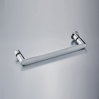 Poignée de salle de douche en acier inoxydable Hydrorelax-Poignée de porte coulissante en verre de type L et de type O pour salle de bain