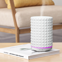 SCENTCARES Céramique Pierre Aromathérapie Huile Essentielle Parfum Parfum Nébuliseur Air Aroma LED Humidificateur Diffuseur Machine