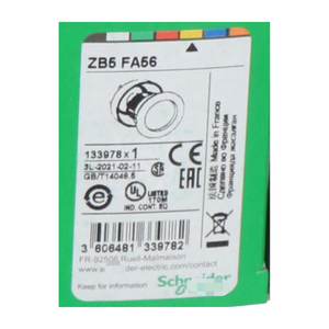 Tête de bouton poussoir anti-microbienne électrique ZB5FA56 NOUVEAU NFP - Product Image 2