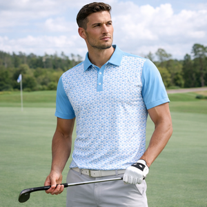 Polo de Golf Casual Elegante para Hombre, Diseño de Logotipo Personalizado, Prenda Ligera - Product Image 2