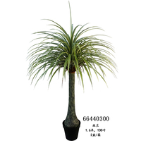 Kunstmatige boomdecoratie - Realistische nep Ficus boom in zwarte plantenbak, kunstplant met levensechte stam & bladeren voor de woonkamer