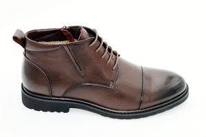 LANCI-Botas de cuero para hombre, zapatos de nieve cálidos, estilo <span class=keywords><strong>Chelsea</strong></span>, para invierno, novedad de <span class=keywords><strong>2023</strong></span> - Product Image 2