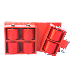 1.5-2.5 Ton Zware Vrachttrolley Met Platformstructuur Oem Aanpasbare Rubberen Wielen Voor Het Vervoeren Van Kleine Tanks Lading - Product Image 5