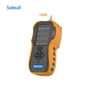 Safewill Best Price Multi Gas Detector Oem Es60a 6 Gas Opties Methaan Brandbare Gas Detectoren Met Atex Certificaat