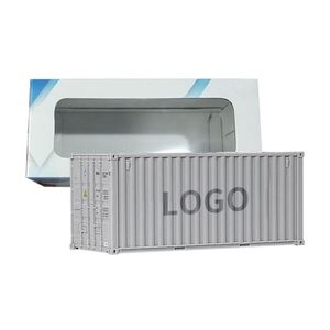 Porte-stylos de bureau 2026 en forme de conteneur maritime, grande capacité, en plastique, pour cartes de visite et stylos, idéal pour les entreprises de transport maritime - Product Image 1