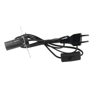 Cable de Repuesto para Lámpara de Sal E14 con Interruptor de Atenuación, Certificado CE, Cable de Alimentación Estándar Europeo - Product Image 2