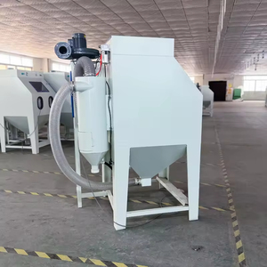 Machine de sablage à sec à commande manuelle PLC haute efficacité, fonctions de polissage et de meulage, fonctionnement sans poussière, pour métal - Product Image 3