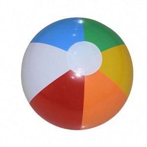 Rainbow Bear Cartoon Soft Plastic Beach Balls <b>Inflatable</b> Swimming Pool Toys for Summer Water <b>Games</b> Kids Birthday Party Supplies - Product Image 2