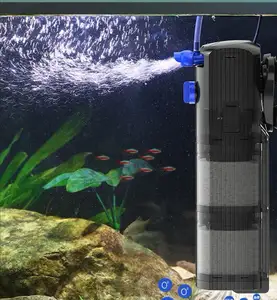 鯉魚水超静音流量制御低圧卸売小型スマート水中水フィルター