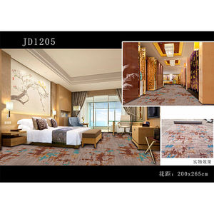 พรมหรูหราสีสันสดใสสำหรับห้องจัดเลี้ยงเชิงพาณิชย์ ใช้ในห้องนั่งเล่นโรงแรม ลายพิมพ์ทันสมัยสำหรับทางเดินในบ้าน - Product Image 4