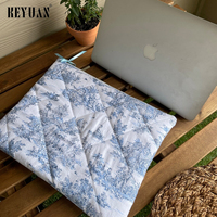 Nuevo diseño a prueba de golpes Cute Streak Soft Cotton Tablet Notebook Pouch Puffy Laptop Sleeve Funda protectora Bolsa se puede personalizar