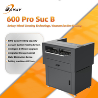 Plotter de Corte Láser Inteligente Boway 600 Suc Pro B, Ancho Máximo de 600 mm, Pantalla Táctil de 5 Pulgadas, Cámara CCD, Alimentación por Motor Servo de 1600 mm/s