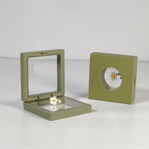 ชุดกล่องลิ้นชักกระดาษโชว์เพชรกรอบใสแบบ<span class=keywords><strong>ลอย</strong></span>ตัว3D กล่องโชว์เครื่องประดับ - Product Image 2