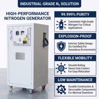 Professionelle SPS-Steuerbox Stickstoffgenerator Automatische Hochleistungs-N2-Erzeugungsmaschine für Elektronik