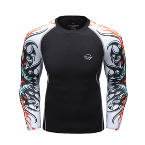 Vente en gros Chemise à manches longues avec impression par sublimation Rash Guard pour le sport, le <span class=keywords><strong>surf</strong></span> pour hommes - Product Image 3