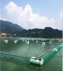 HDPE Floating Aquaculture Fishing Cage Traps Net Tilapia Fish Farming Nets Fish Cages