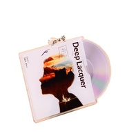 Porte-clés en acrylique NFC avec enregistrement musical, mini album personnalisé pour pendentif périphérique étoile carrée