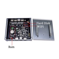 Mini Servidor PC Intel Celeron J4125 Sin Ventilador, 4 Puertos Intel GbE LAN, Dispositivo de Red, Firewall, Router, Computadora para Servidor VPN Industrial