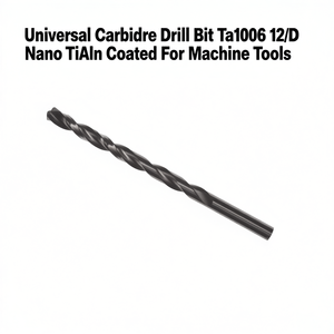 Universal Carbide <b>Drill</b> Bit Ta1006 12xD Nano TiAlN Coated For Machine Tools - Product Image 2