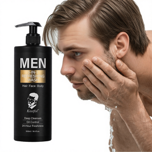 โฟมล้างหน้าออร์แกนิคสารสกัดชะเอมเทศสำหรับผู้ชาย ช่วยเติมความชุ่มชื้น สดชื่น ผลิตแบบ OEM แบรนด์ส่วนตัว ได้รับการรับรองมาตรฐาน GMP - Product Image 2