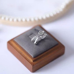 S925 Sterling Silver Women's <b>Ring</b> Smiley Face <b>Open</b> Finger Fashionable Everyday Wear - Product Image 3