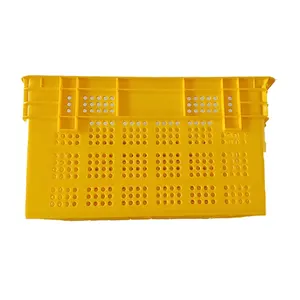 High quality Stackable fruit vegetable crates price plastic crates for sale