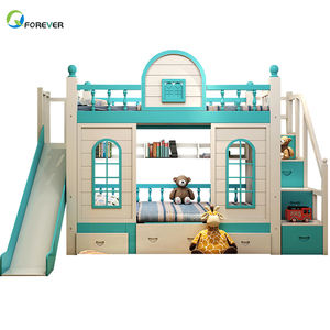Letti <span class=keywords><strong>a</strong></span> Castello per Bambini con Cassetti, <span class=keywords><strong>Letto</strong></span> <span class=keywords><strong>Singolo</strong></span> in Legno di Teak Massiccio per Studenti - Product Image 1