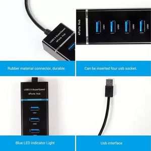<b>usb</b> 3.0 hub <b>splitter</b> expansion high speed 4 ports multi hub for laptop <b>usb</b> adapter hub - Product Image 4