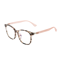 Lunettes anti-lumière bleue OEM ODM en gros avec logo personnalisé, monture rectangulaire en TR90 et connecteur métallique, branches souples, pour usage quotidien, modèle 7868