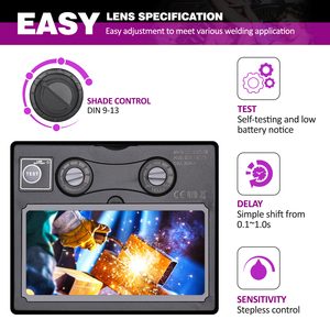 Lente <span class=keywords><strong>de</strong></span> filtro <span class=keywords><strong>de</strong></span> oscurecimiento automático <span class=keywords><strong>digital</strong></span> para casco <span class=keywords><strong>de</strong></span> soldadura, máscara <span class=keywords><strong>de</strong></span> casco <span class=keywords><strong>de</strong></span> soldador - Product Image 4