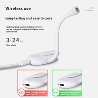Lampe de lecture LED rechargeable USB Senya-Pro I, luminosité réglable, parfaite comme marque-page, mini lampe à clip pour chambre à coucher et salle de lecture