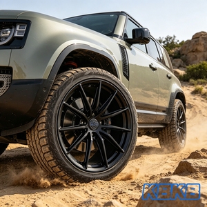 Nouvelles jantes forgées en magnésium KBKB bicolores noir mat intérieur bleu 17-21 pouces 25 mm pour SUV tout-terrain, pièces de rechange OEM personnalisées - Product Image 6