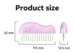 शोमफ्रस इलेक्ट्रिक हेयर केयर डिवाइस स्कैल्जर प्लाज्मा तकनीक विरोधी हानि 2in1 पोर्टेबल प्लास्टिक ओएम/ओडम - Product Image 6