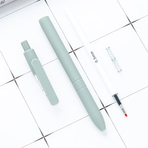 Penne Multicolore a Punta Fine 0.5mm, Penne Nere per Scrittura Fluida, Penne Stilografiche Giapponesi Carine con Clip Retrattile - Product Image 5