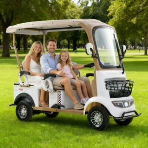 QIFAN Promotion Chariot de golf électrique 4 places 800W avec batterie au lithium pour <span class=keywords><strong>location</strong></span> en parc - Product Image 4