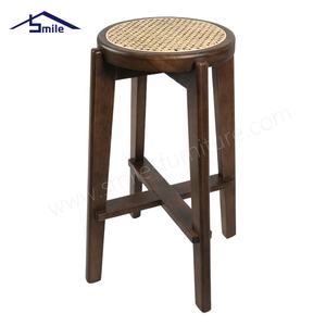 Taburetes de Bar de madera de diseño moderno Silla alta de madera para comedor y <span class=keywords><strong>estudio</strong></span> fotográfico Muebles para el hogar versátiles - Product Image 3