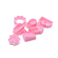 6 pièces style islamique musulman logo temple étoile lune chameau bouilloire forme bricolage pâte argile biscuit plongeur cutter poterie outil moules