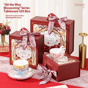 Juego <span class=keywords><strong>de</strong></span> Vajilla <span class=keywords><strong>de</strong></span> Porcelana <span class=keywords><strong>de</strong></span> Lujo en Caja <span class=keywords><strong>de</strong></span> Regalo, Vajilla <span class=keywords><strong>de</strong></span> Cerámica Completa <span class=keywords><strong>para</strong></span> Banquetes <span class=keywords><strong>de</strong></span> Boda, Hoteles, Restaurantes <span class=keywords><strong>de</strong></span> Alta Cocina, Venta al por Mayor, Personalizable - Product Image 3