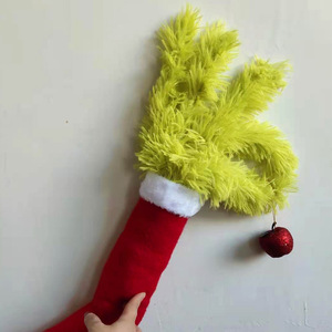 Juguete de peluche de árbol de Navidad monstruo verde saludable <span class=keywords><strong>muñeco</strong></span> de Navidad verde directo de fábrica - Product Image 3