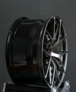 Rines Forjados <span class=keywords><strong>de</strong></span> Malla Estilo FI-R <span class=keywords><strong>de</strong></span> 19 y 20 Pulgadas, 5x114.3, 5x120, 5x112, Color Negro Brillante, para Tesla Model 3 Performance y Model Y - Product Image 3