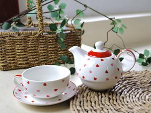MSH una tazza <span class=keywords><strong>rossa</strong></span> e una <span class=keywords><strong>teiera</strong></span> di Set da tè pomeridiano in ceramica Set love brocca Souvenir <span class=keywords><strong>teiera</strong></span> - Product Image 6