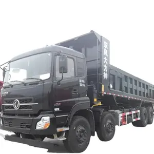 Merek Baru Dongfeng Truk Tipper Truk Dumper Mesin Cummins 375hp 8X4 DongFeng Dump Truck