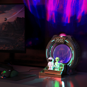 Portal Aurora Starry Sky Projection High-end Children's Bedroom <strong>Projector</strong> Light with Time Display and Full Sky <strong>Stars</strong> - Product Image 5